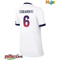 Camiseta Paris Saint-Germain Ilya Zabarnyi #6 Visitante Equipación para mujer 2026-27 manga corta